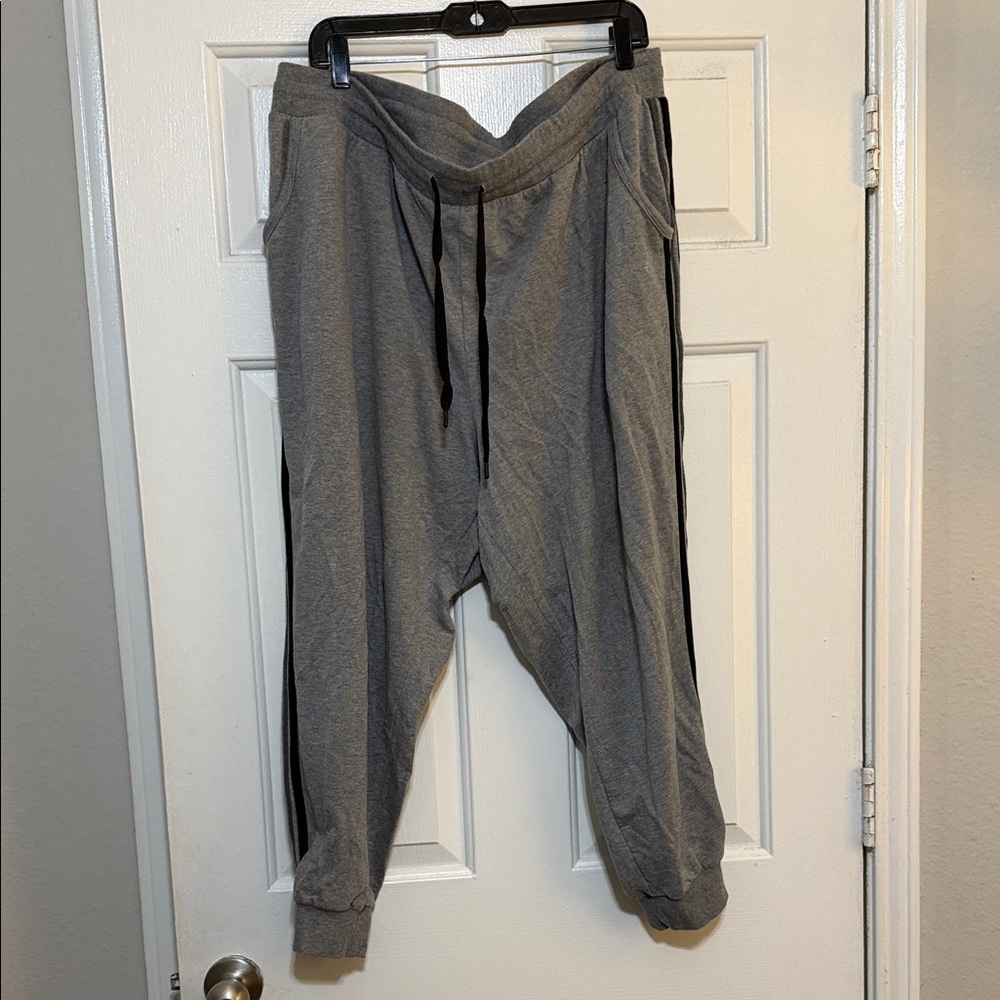 Torrid Gray and Black Joggers